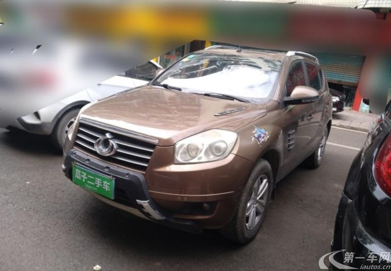 吉利全球鹰gx7 2012款 1.8l 手动 前驱 行政版 (国Ⅳ)