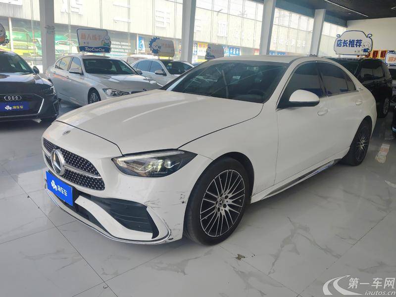 【天津二手奔驰C级】奔驰C级 C200L 2023款 1.5T 自动 运动版