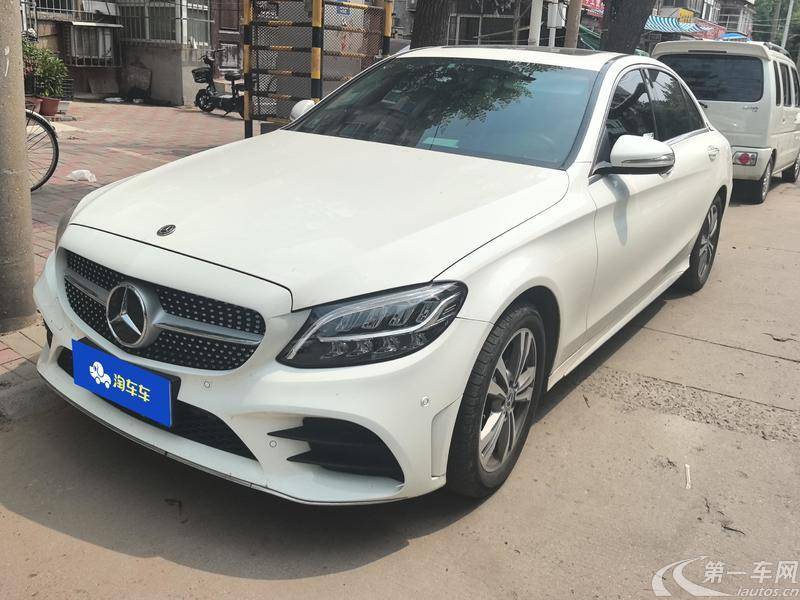 【淄博二手奔驰C级】奔驰C级 C200L 2020款 1.5T 自动 时尚型运动版