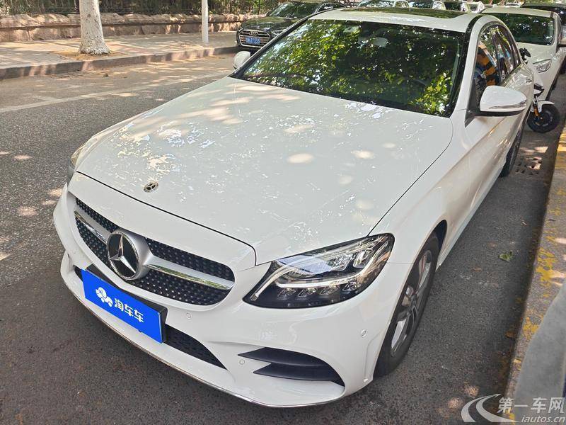 【西安二手奔驰C级】奔驰C级 C200L 2020款 1.5T 自动 时尚型运动版改款