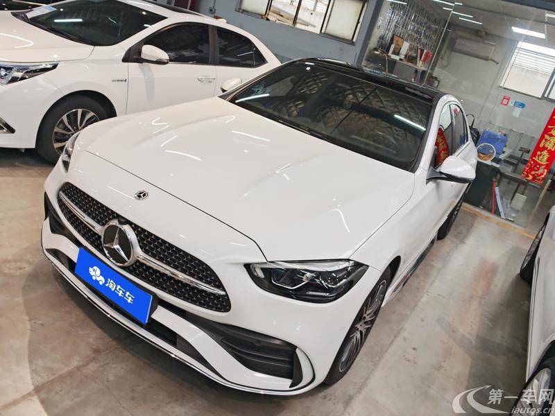 【青岛二手奔驰C级】奔驰C级 C260L 2022款 1.5T 自动 皓夜运动版
