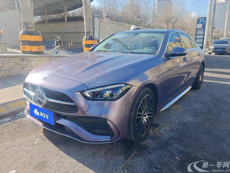 【哈尔滨二手奔驰C级】奔驰C级 C260L 2022款 1.5T 自动 运动版
