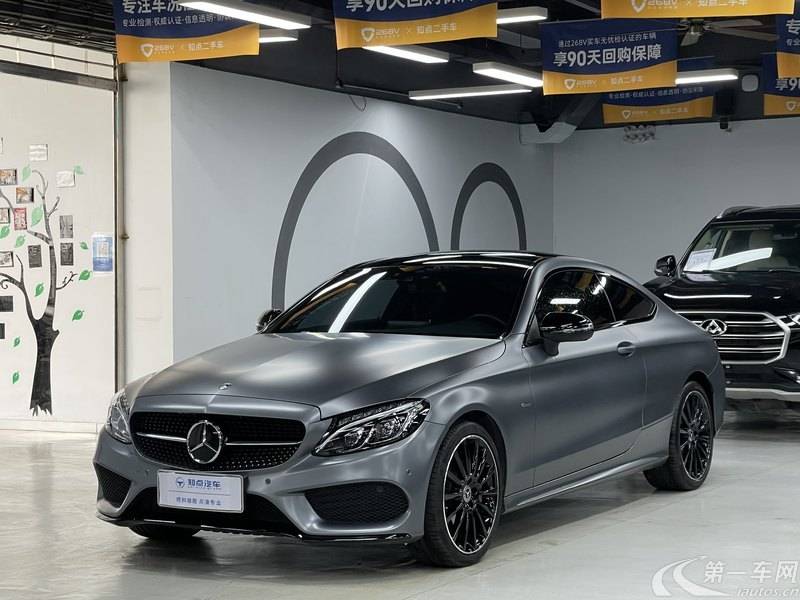 奔驰C级Coupe C300 [进口] 2018款 2.0T 自动 汽油 轿跑璨夜特别版 