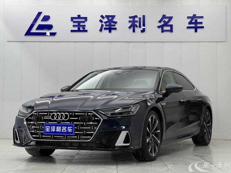 奥迪A7L 55TFSI 2022款 3.0T 自动 S-line志远型流晶套装 (国Ⅵ) 