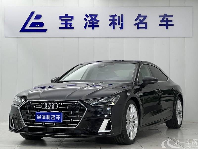 奥迪A7L 55TFSI 2022款 3.0T 自动 S-line志远型流晶套装 (国Ⅵ) 