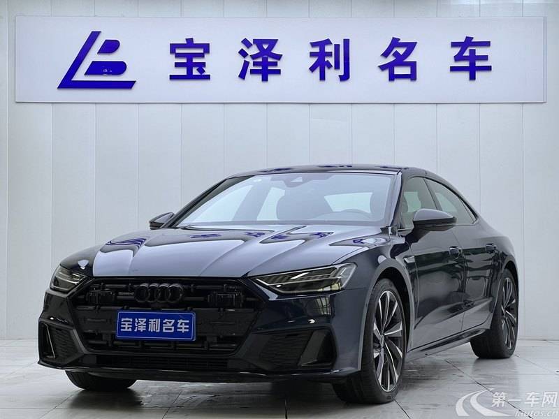 奥迪A7L 45TFSI 2022款 2.0T 自动 S-line见远型曜黑套装 (国Ⅵ) 