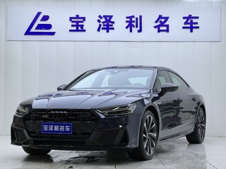 奥迪A7L 45TFSI 2.0T 自动 S-line见远型曜黑套装 