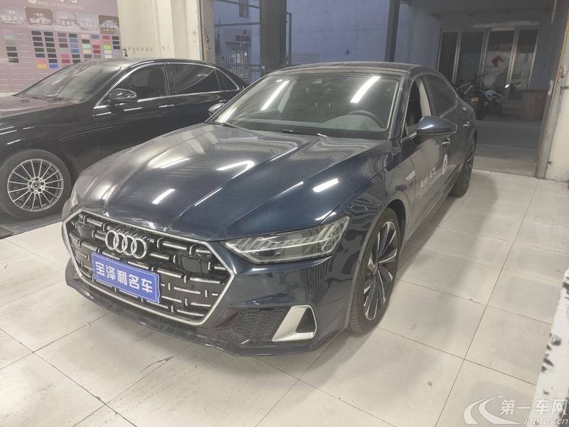 奥迪A7L 55TFSI 2022款 3.0T 自动 S-line志远型流晶套装 (国Ⅵ) 