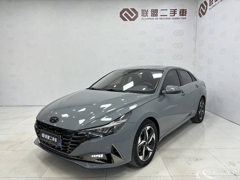 现代伊兰特 2021款 1.5L 自动 4门5座三厢车 LUX尊贵版 (国Ⅵ) 