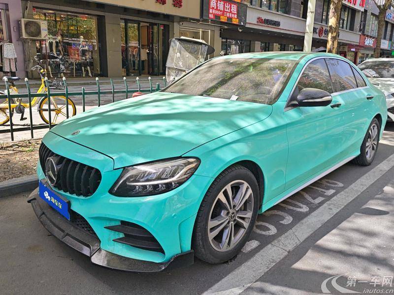 【西安二手奔驰C级】奔驰C级 C200L 2020款 1.5T 自动 时尚型运动版